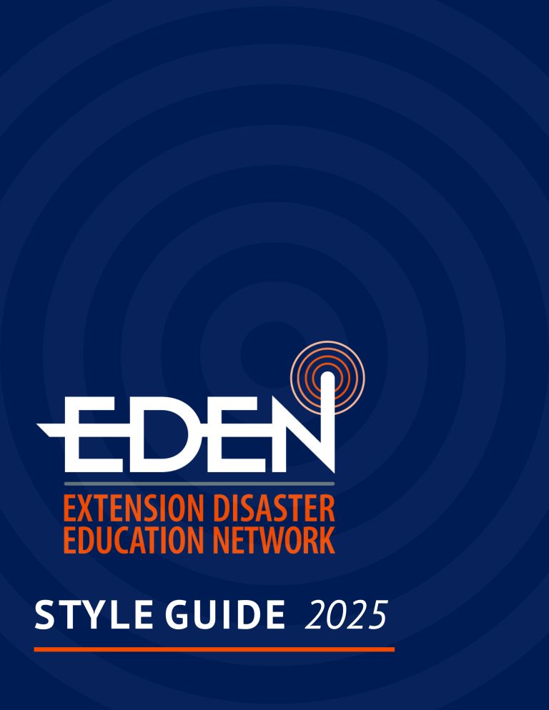 EDEN style guide cover